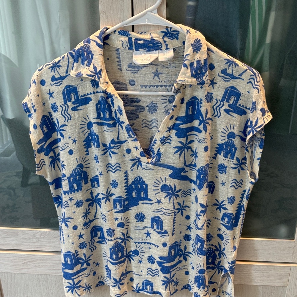 Cynthia Rowley Tee Sz M